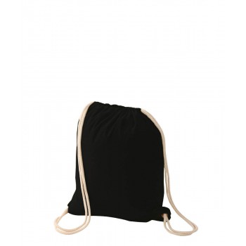 Punda FC Black Cotton Drawstring Bag 5oz