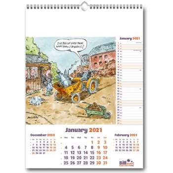 Bizarre World Of Work Wall Calendar