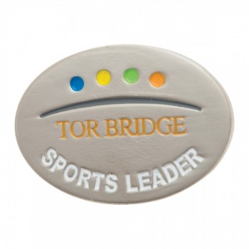 Stamped Iron Bespoke Soft Enamel Badge 25mm