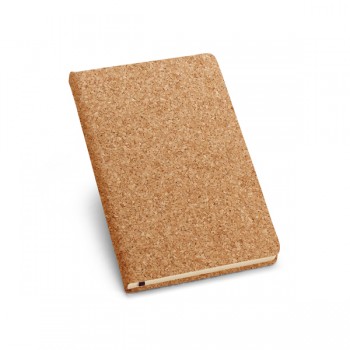 Adams A6 Cork Notebook With Plain Sheets