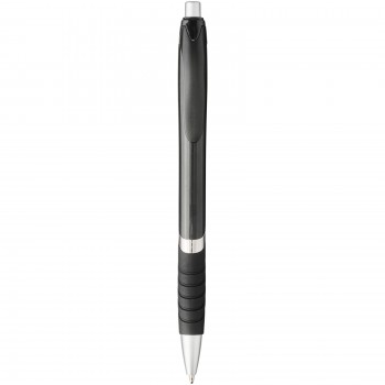 Turbo ballpoint pen with rubber grip