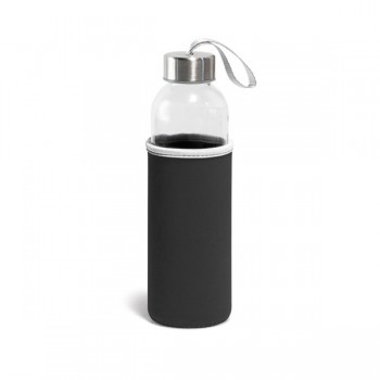 Raise Glass And Stainless Steel Sport Bottle 520ml