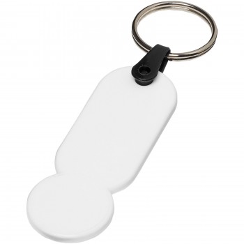 Supermarket Plastic Smile Face Euro Shopping Trolley Coin Key Chain - China  Plastic Keychain and Fashion Keychain price