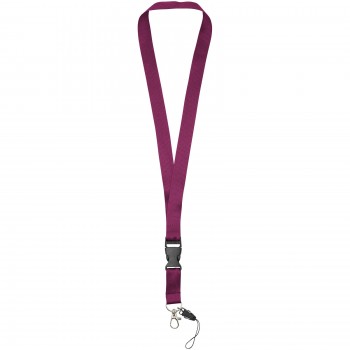 Sagan lanyard with detachable buckle, phone holder