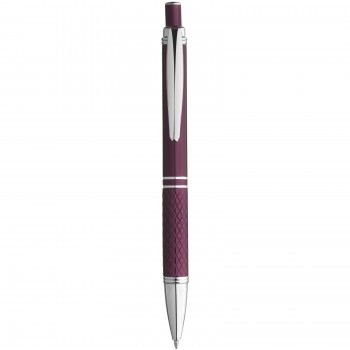 Jewel ballpoint pen with knurled grip