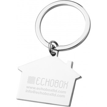 House Metal Keyring