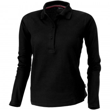 Point long sleeve women's polo