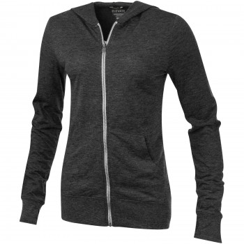 Garner full zip hooded ladies sweater