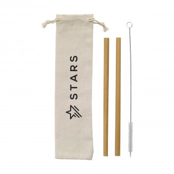 Eco Bamboo Straw Set