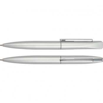 Silver Blade Ball Pen Lacquered with Chrome Trim