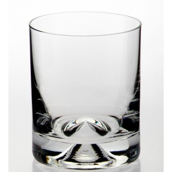 Dimple Base Whisky Glass. Size