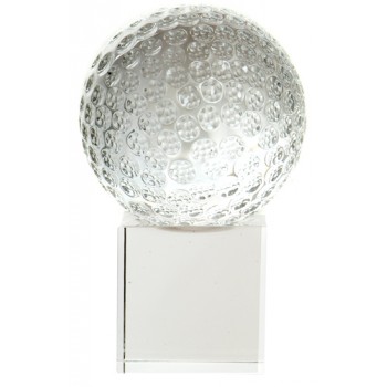 Crystal 50mm Golf Ball Award