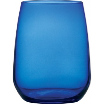 Premium Cobalt Crystal Water Tumbler Glass