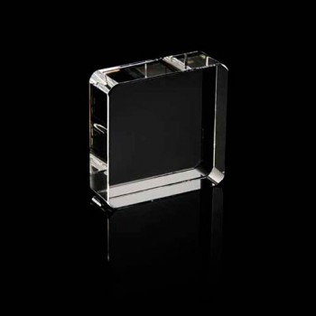 Optical Crystal Square Paperweight