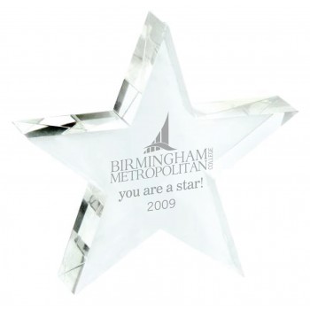 Optical Crystal Glass Star Award