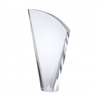 Medium Optical Crystal Harp Shape Modern Award