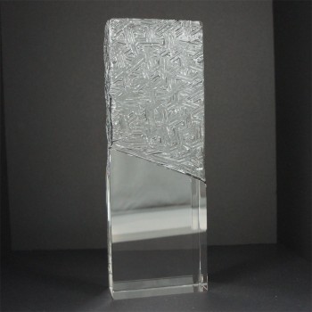 Medium Optical Crystal Tombstone Award