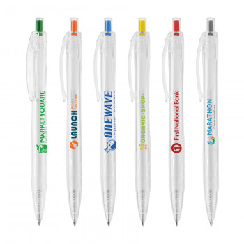 Aqua Clear Eco Recycled PET Plastic Pen