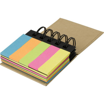 Wire bound sticky notes