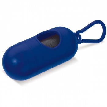 Plastic bag dispenser carabiner