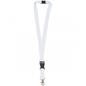 Polyester lanyard 20mm with buckle and hook