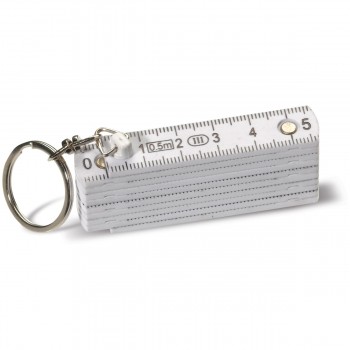 Mini foldable ruler, 0.5m with keyring