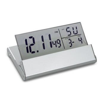 Desk clock with alarm function