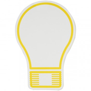 Adhesive notes lightbulb