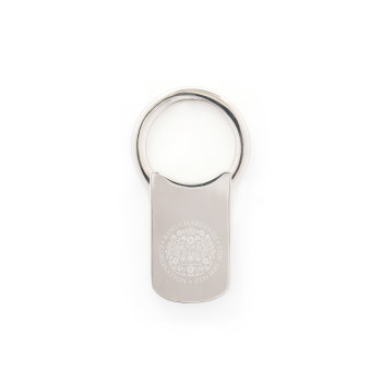 Branded Coronation Rounded Corner Keyring