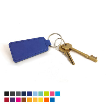 Economy Trapeze Key Fob In Soft Touch Vegan Torino PU