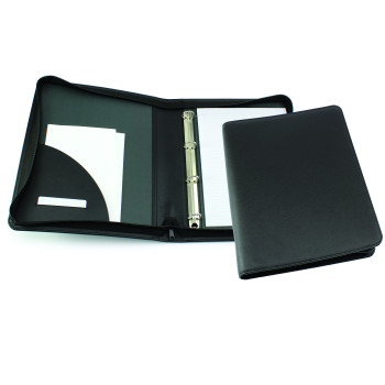 Como Recycled A4 Zipped Ring Binder