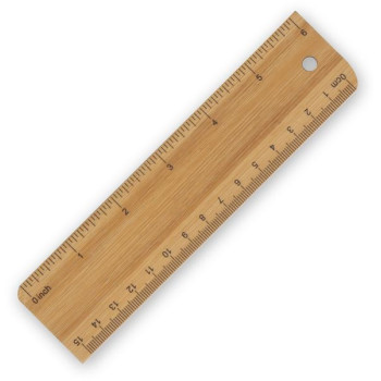 Bamboo Ruler 15cm/6inch