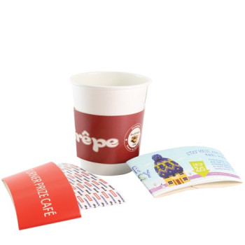 Full Colour Printed Cup Sleeve 240-300ml