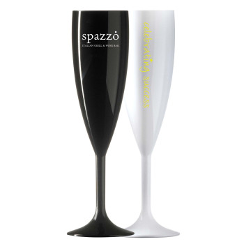 Reusable Plastic Champagne Flute 187ml