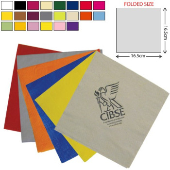 Coloured Lunch Napkin 3Ply 33 X 33cm