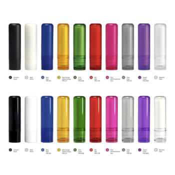 Lip Balm Stick Violet Frosted Container & Cap 4.6g