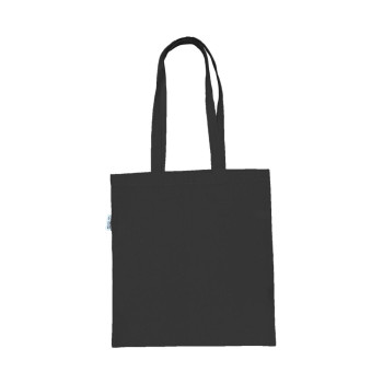 5oz Black Organic Cotton Shopper