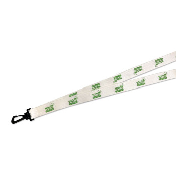 Eco friendly RPET Screen Printed Lanyard