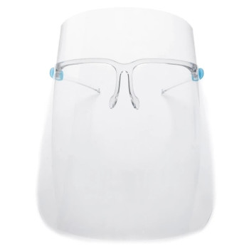 Face Shield with Glasses