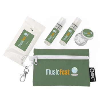 Festival Kit in a Pouch on a Clip