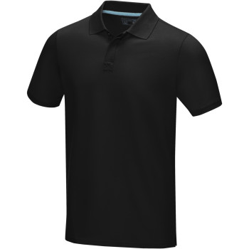 Graphite Short Sleeve Men’s GOTS Organic Polo