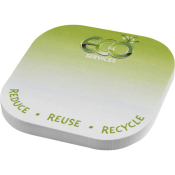 Sticky-Mate  Square-Shaped Recycled Sticky Notes With Rounded Corners