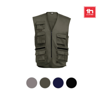 Pixel Waistcoat 200 g/m² In Polyester & Cotton