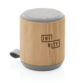 Bamboo And Fabric Wireless Speaker 3W