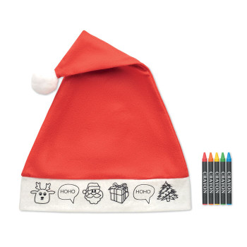 Kids Colouring Santa Hat