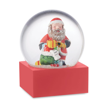 Snow Ball Glass Ornament