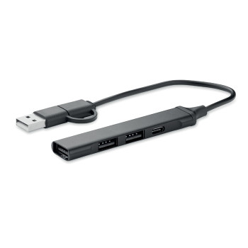 USB 4 Port Hub 19cm