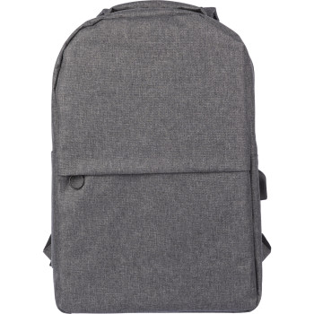 RPET Backpack With USB Port