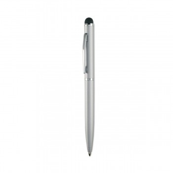 Metal pen with silicone tip