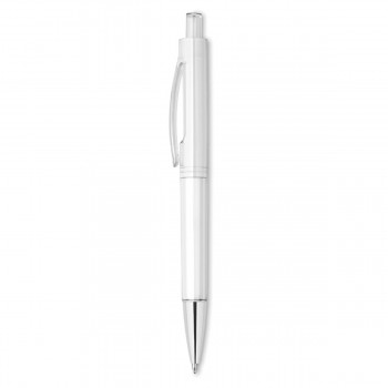 Transparent push button pen